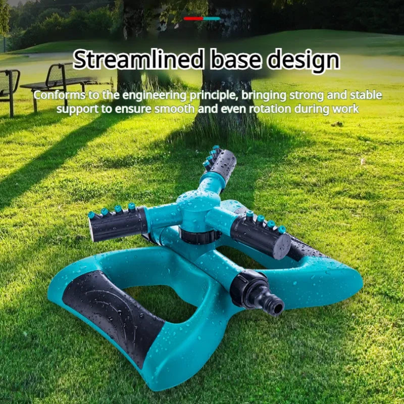 4pcs set Automatic sprinkler green nozzle 360 degree rotating water spray vegetable garden irrigation watering sprinkler irrigat